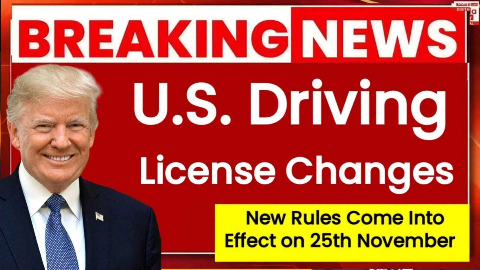 U.S. Driving License Changes 2025 New Driving License Rules November 25